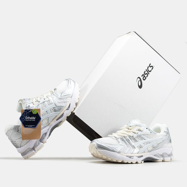 Asics Gel-Kayano 14 White Silver ALL12184 фото