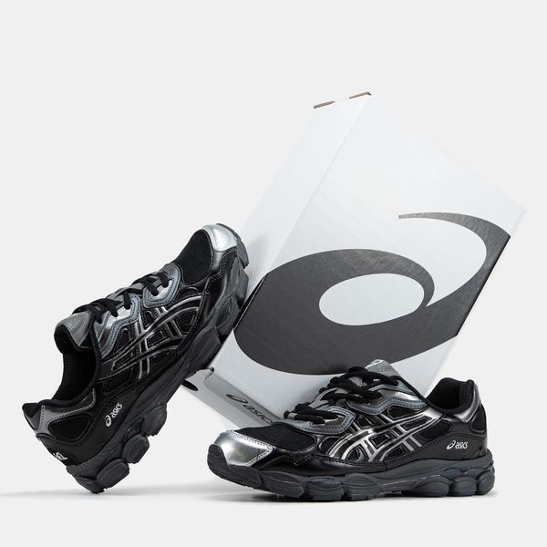 Asics Gel-NYC Black Silver ALL19568 фото