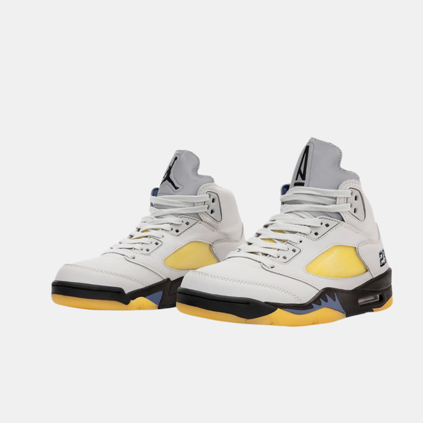 Jordan 5 Retro Grey Yellow Black ALL19511 фото