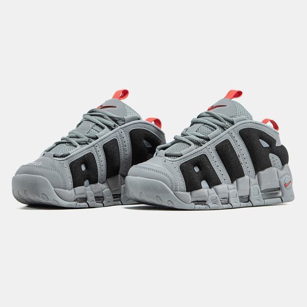 Nike Air More Uptempo Low Grey Black ALL22456 фото