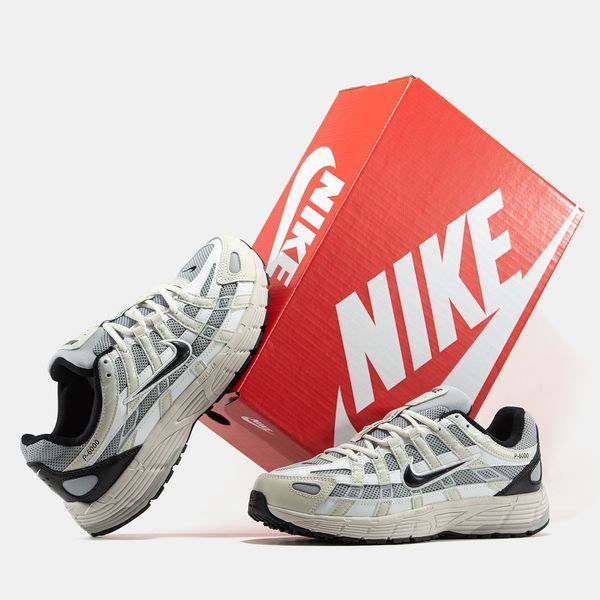 Nike P-6000 White Beige Black ALL18226 фото