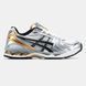 Asics Gel-Kayano 14 White Silver Black Gold ALL17618 фото 6