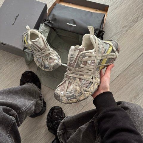 Balenciaga 3XL Extreme Lace Sneaker in Light Beige ALL20477 фото