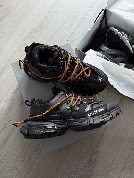 Balenciaga Track Trail Laces Black / Orange ALL22896 фото