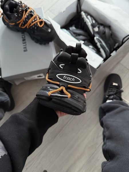 Balenciaga Track Trail Laces Black / Orange ALL22896 фото