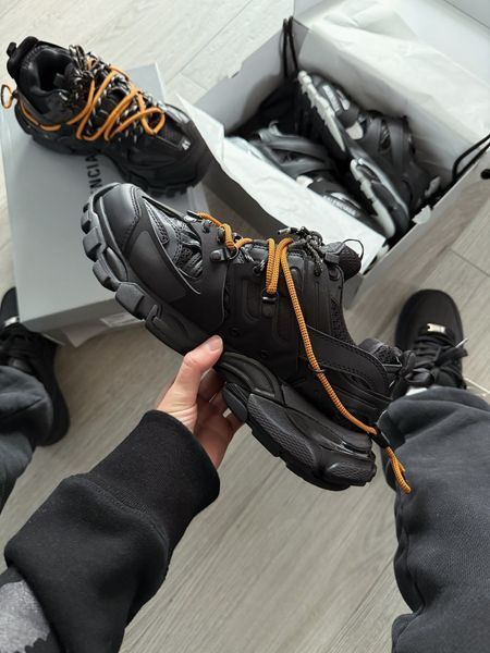 Balenciaga Track Trail Laces Black / Orange ALL22896 фото