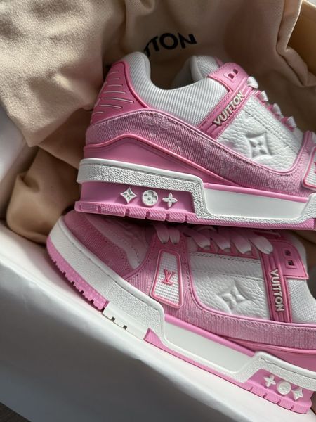 Louis Vuitton LV Trainer Pink ALL22825 фото