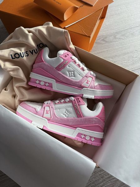 Louis Vuitton LV Trainer Pink ALL22825 фото