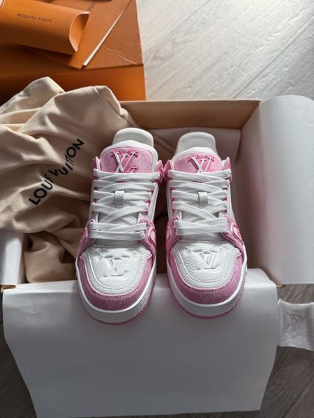 Louis Vuitton LV Trainer Pink ALL22825 фото
