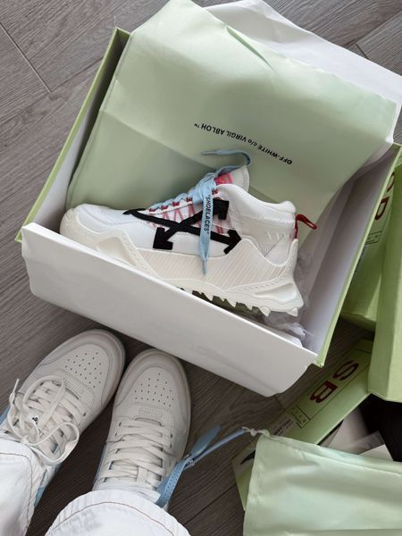 OFF-WHITE Odsy-1000 White White Pink Black ALL22829 фото