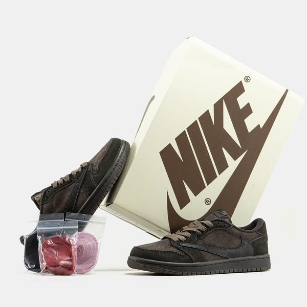 Air Jordan 1 Retro Low OG SP x Travis Scott Velvet Brown ALL20131 фото