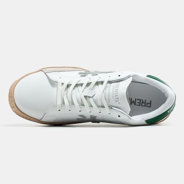 Premiata Steven White Green ALL19754 фото