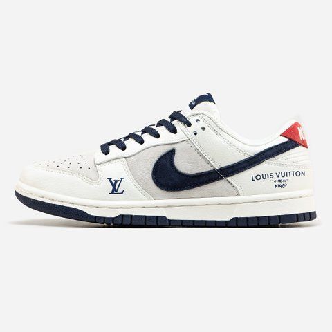 Nike SB Dunk Low x Louis Vuitton Grey Blue ALL17280 фото