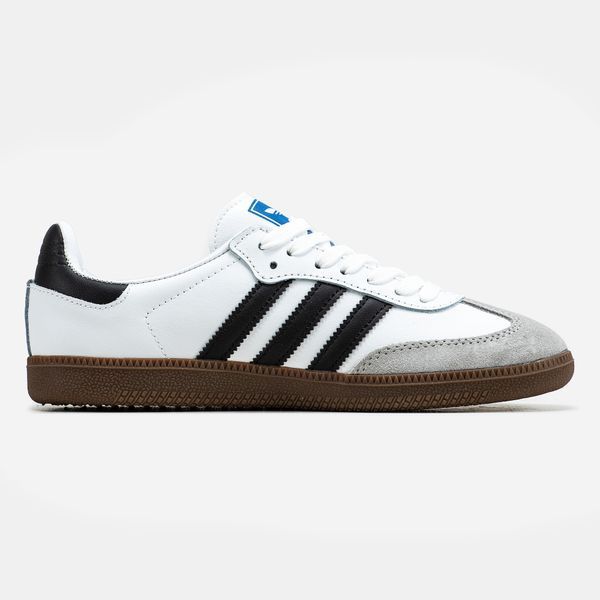 Adidas Samba Vegan White Black Gum ALL08028 фото