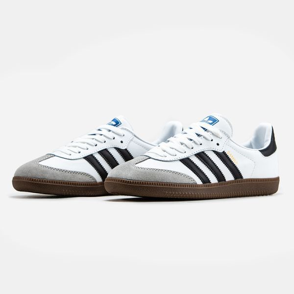 Adidas Samba Vegan White Black Gum ALL08028 фото