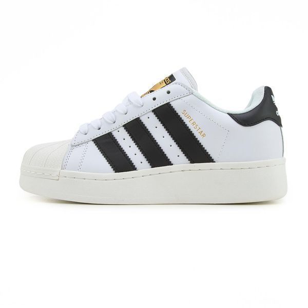 Adidas Superstar White Black Platform ALL16565 фото
