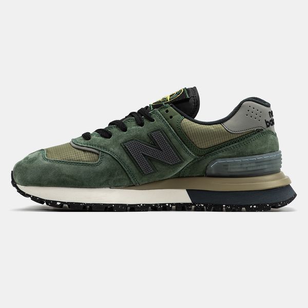 New Balance 574 Legacy x Stone Island Dark Green ALL18433 фото