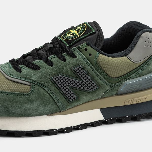 New Balance 574 Legacy x Stone Island Dark Green ALL18433 фото
