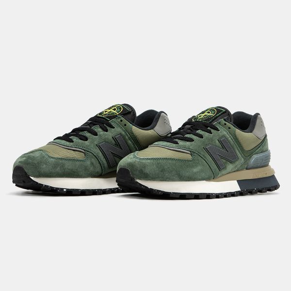 New Balance 574 Legacy x Stone Island Dark Green ALL18433 фото