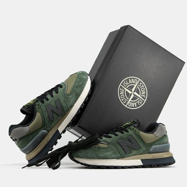 New Balance 574 Legacy x Stone Island Dark Green ALL18433 фото