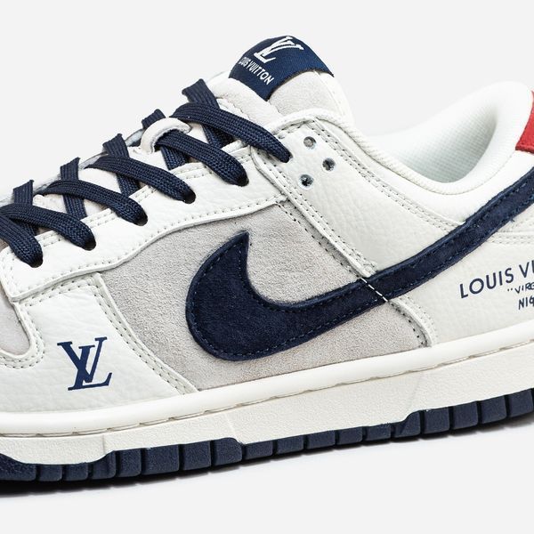 Nike SB Dunk Low x Louis Vuitton Grey Blue ALL17280 фото