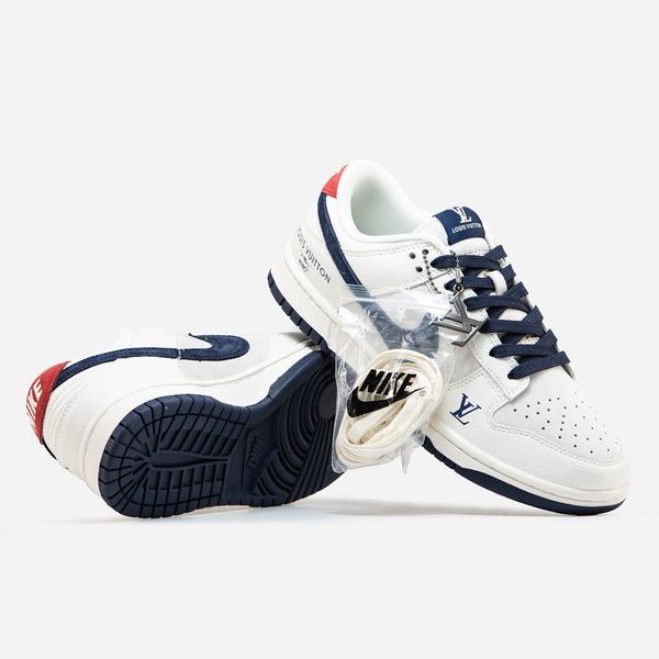 Nike SB Dunk Low x Louis Vuitton Grey Blue ALL17280 фото