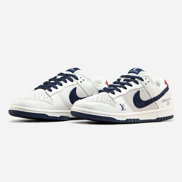Nike SB Dunk Low x Louis Vuitton Grey Blue ALL17280 фото