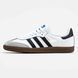 Adidas Samba Vegan White Black Gum ALL08028 фото 1