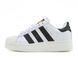Adidas Superstar White Black Platform ALL16565 фото 7