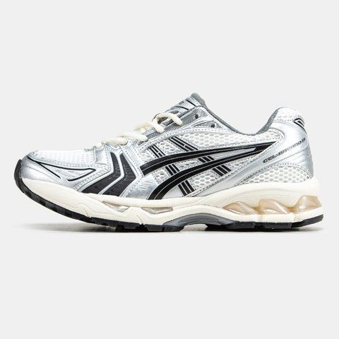 Asics Gel-Kayano 14 White Silver Black ALL12185 фото