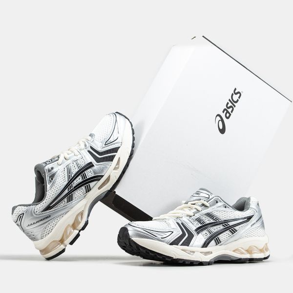 Asics Gel-Kayano 14 White Silver Black ALL12185 фото