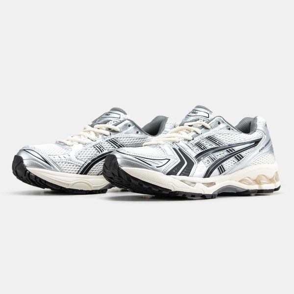 Asics Gel-Kayano 14 White Silver Black ALL12185 фото
