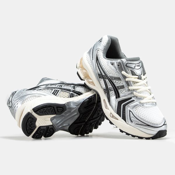 Asics Gel-Kayano 14 White Silver Black ALL12185 фото