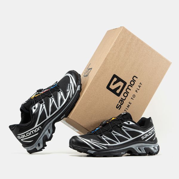 Salomon XT-6 Advanced Black Silver GORE-TEX ALL16180 фото