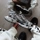 Balenciaga 3XL Extreme Laces Logo Sneaker in White/black ALL21931 фото 1