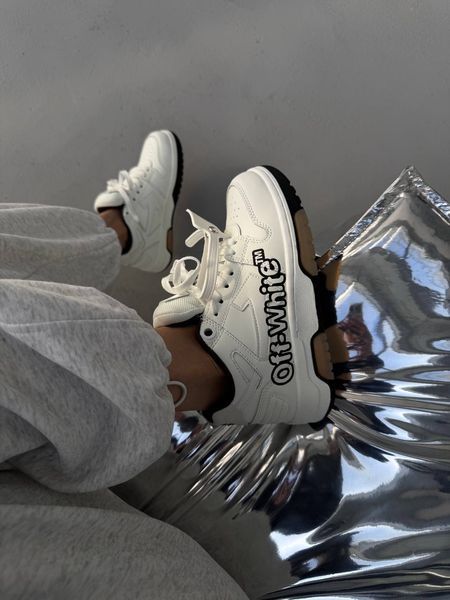 OFF-WHITE Out Of Office For Walking White Logo Black ALL22886 фото