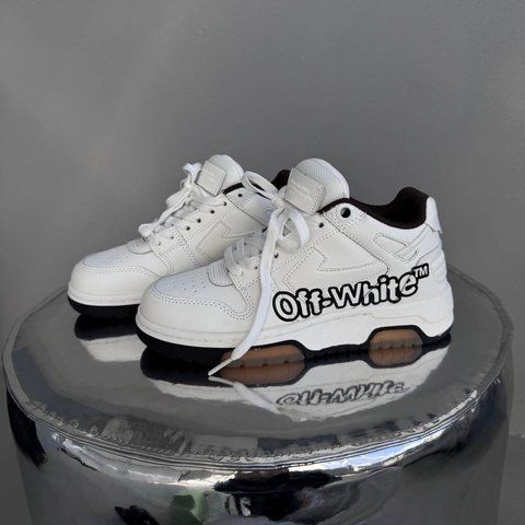 OFF-WHITE Out Of Office For Walking White Logo Black ALL22886 фото